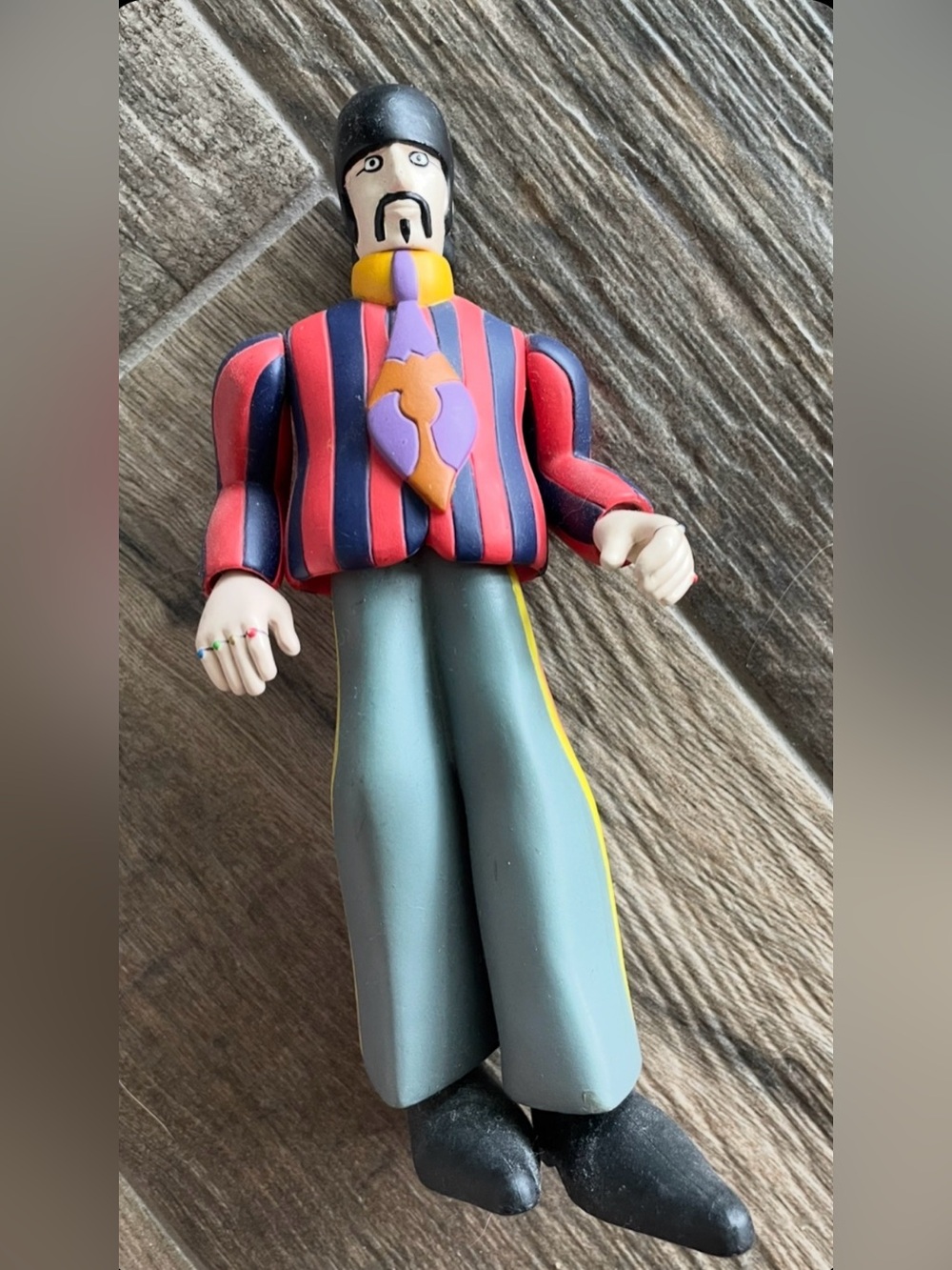 The Beatles Ringo Starr Yellow Submarine Figure - Red, Blue & Yellow Accents